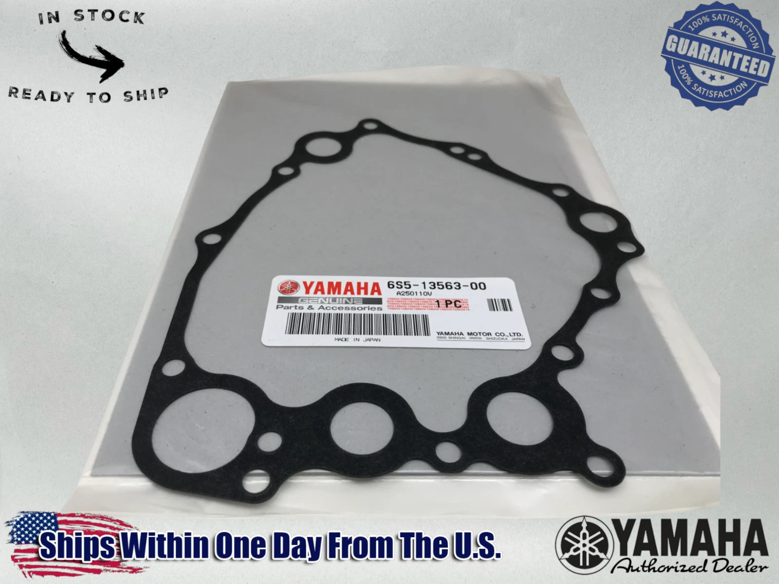 Yamaha Genuine OEM FX Cruiser SHO/FX SHO Oil Pump Gasket 6S5-13563-00-00