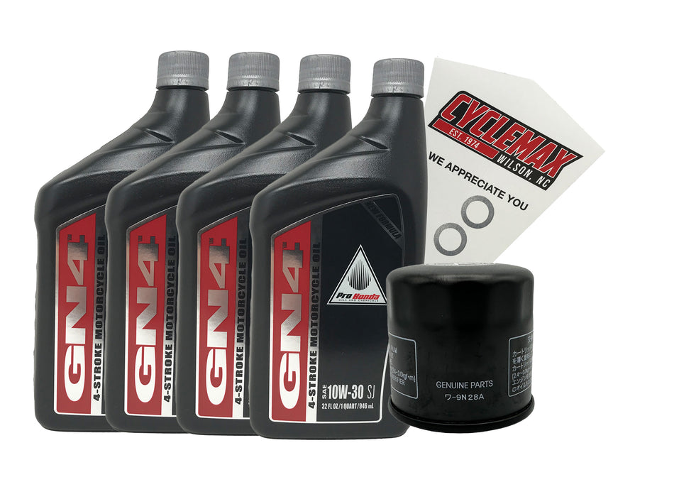 Honda GN4 Standard 10W-30 Oil Change Kit for 2004-2009 VTX1300