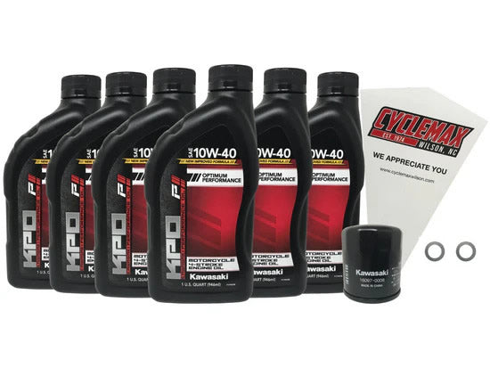 Kawasaki KPO Standard Oil Change Kit for 2009-2023 VULCAN 1700 VOYAGER