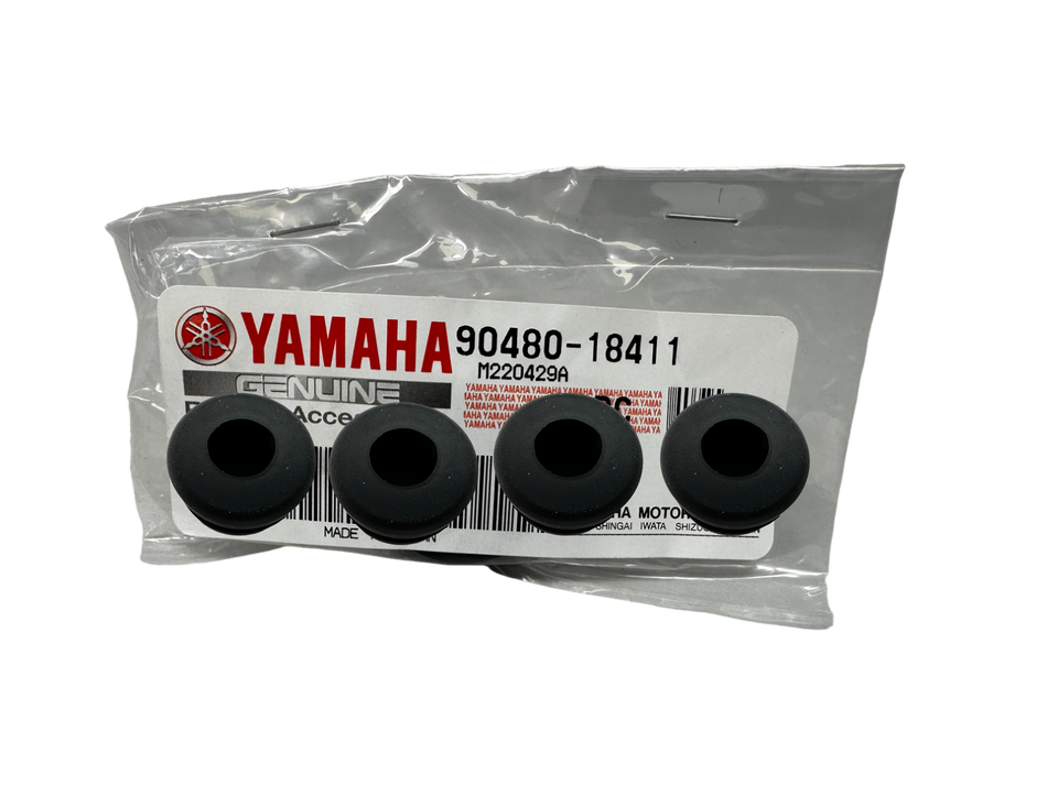 Yamaha OEM Banshee Blaster Warrior Heel Guard Grommet 4-Pack 90480-18411-00