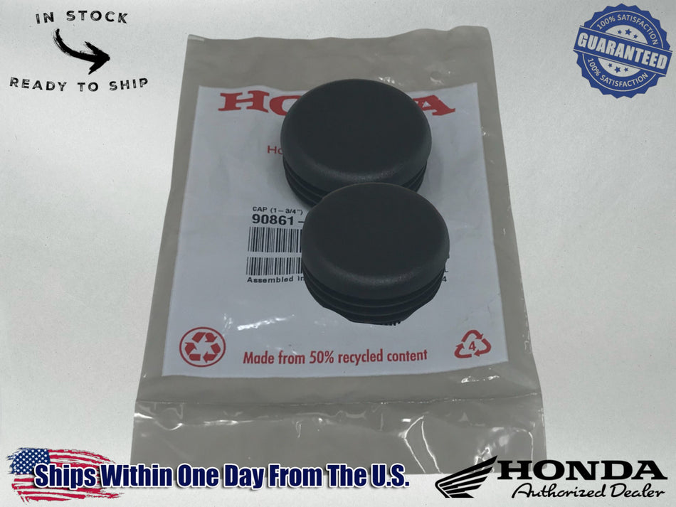 2 Honda Genuine OEM Bumper Caps 1-3/4" MUV700 Pioneer 700 1000 90861-HL1-A00