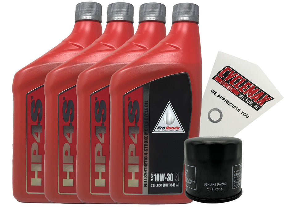 Honda OEM Full Synthetic Oil Change Kit for 2001-2017 GL 1800 Goldwing