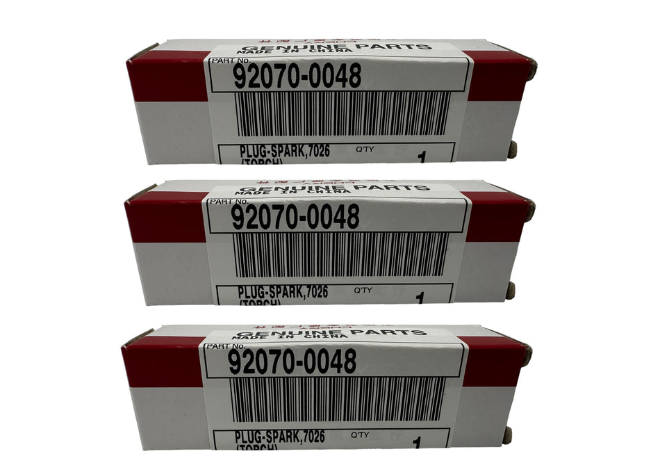 Genuine OEM Kawasaki Spark Plug 92070-0048 7026 - 2 Pack