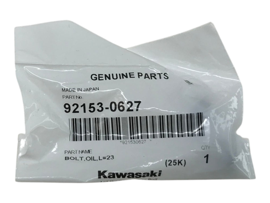 Kawasaki OEM Ninja KLR Z900 Brake Hose Oil Banjo Bolt 92153-0627