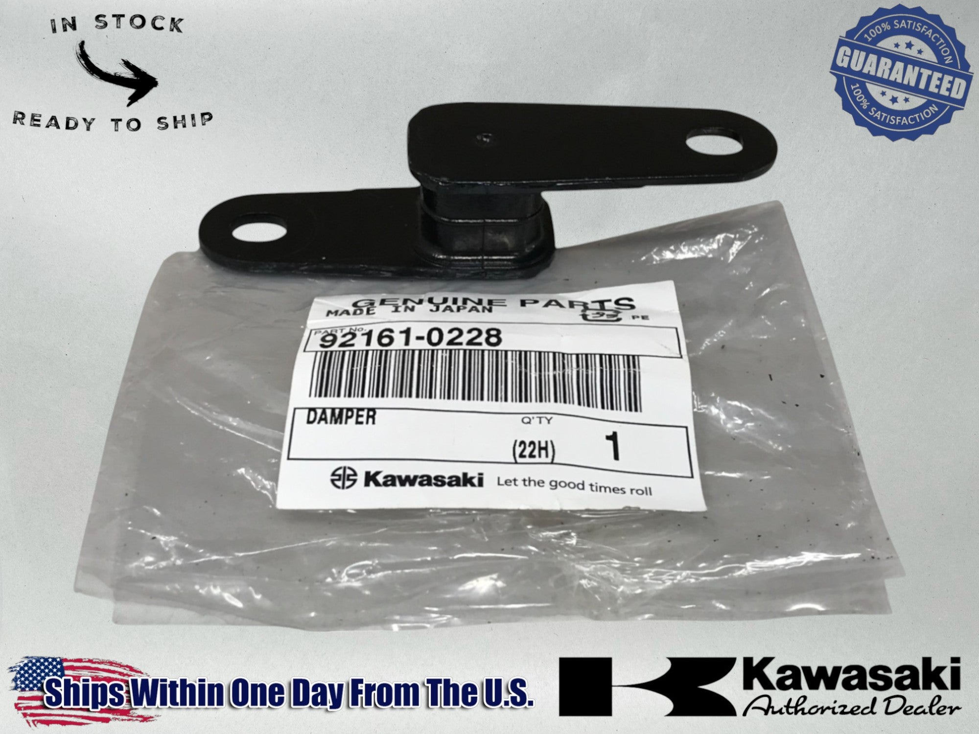 Genuine OEM Kawasaki Damper 92161-0228