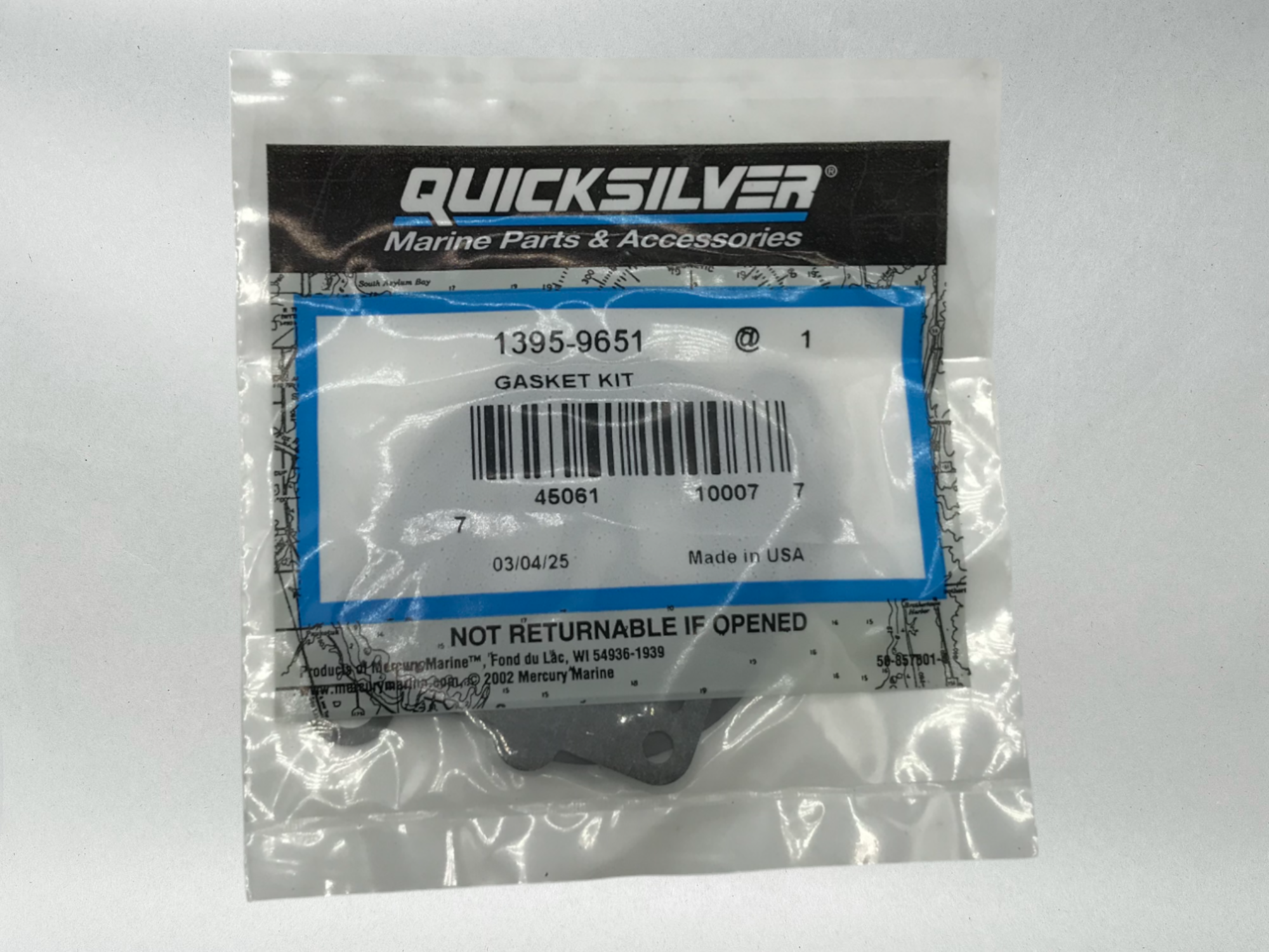 Mercury Genuine OEM Mercruiser Marine Force Carb Carburetor Gasket Set 1395-9651