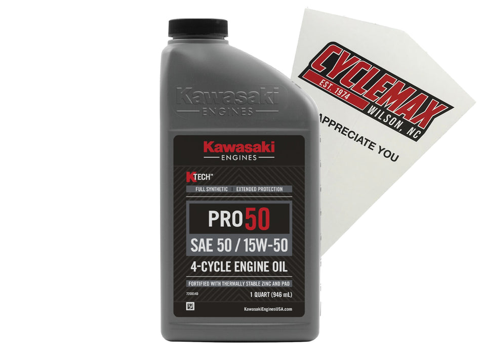 Kawasaki KTECH PRO 50 4-Cycle SAE 50 15-W50 Lawnmower Engine Oil 99969-6700