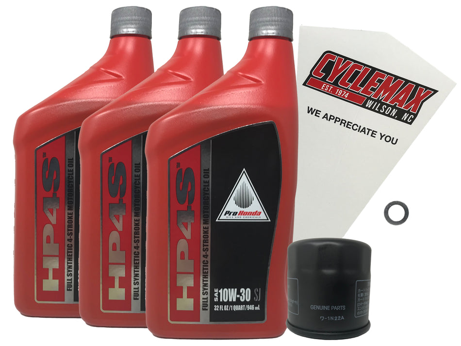 Honda HP4S Full Synthetic Oil Change Kit for 2019-2025 CB500X