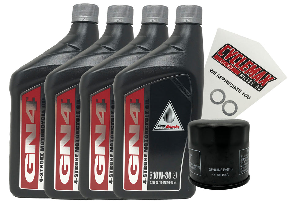 Honda GN4 Standard 10W-30 Oil Change Kit for 2010-2015 VT1300