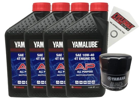 Yamaha Yamalube Standard Oil Change Kit for 2025-2026 YZF-R9