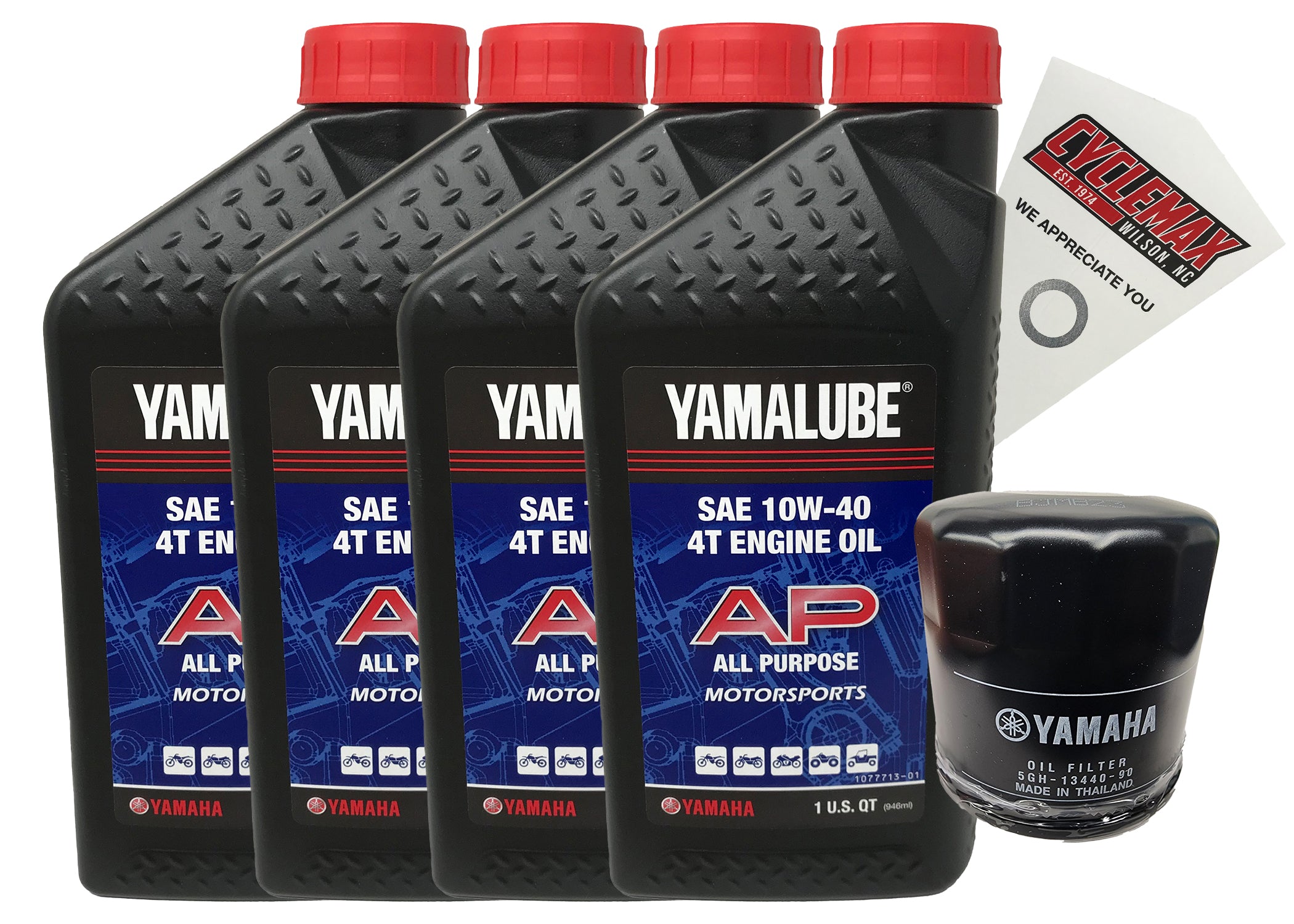 Yamaha Yamalube Standard Oil Change Kit for 2022 MT-09 – Cyclemax