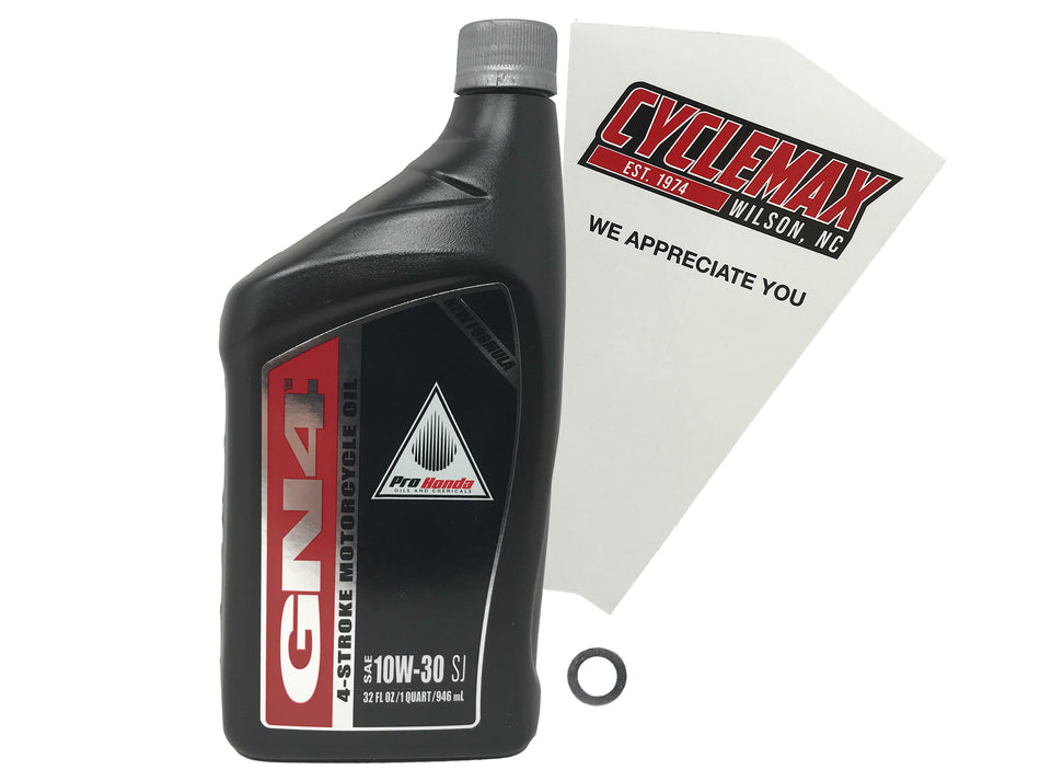 Honda GN4 Standard 10W-30 Oil Change Kit for 2012-2025 TRX90X