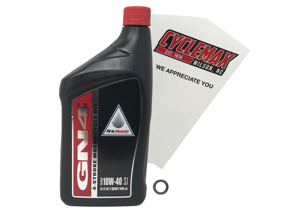 Honda GN4 Standard 10W-40 Oil Change Kit for 2012-2025 TRX90X