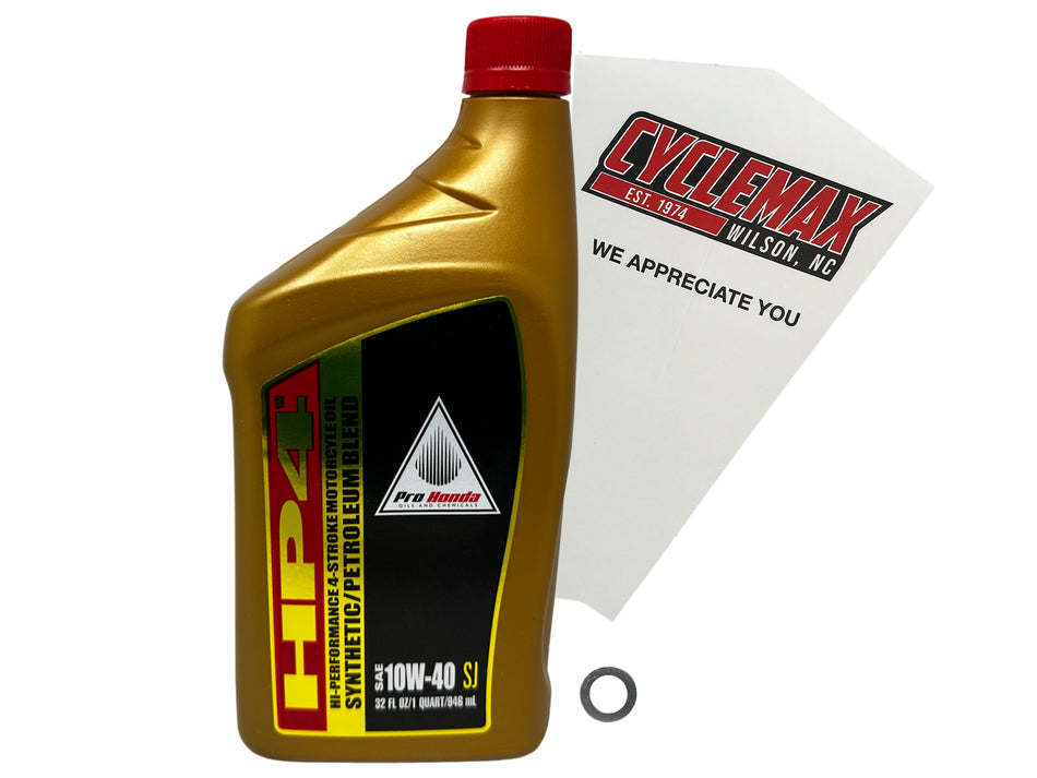 Honda HP4 Semi-Synthetic Oil Change Kit for 2012-2025 TRX90X