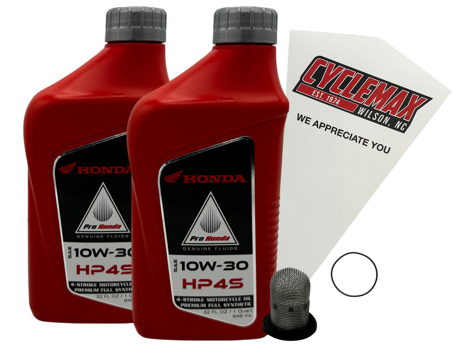 Honda HP4S Full Synthetic Oil Change Kit for 1982-1986 ATC200