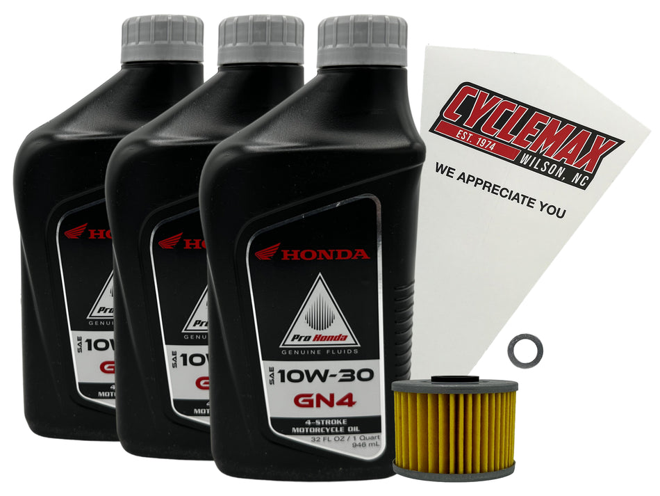 Honda GN4 Standard 10W-30 Oil Change Kit for 1985-1987 ATC250