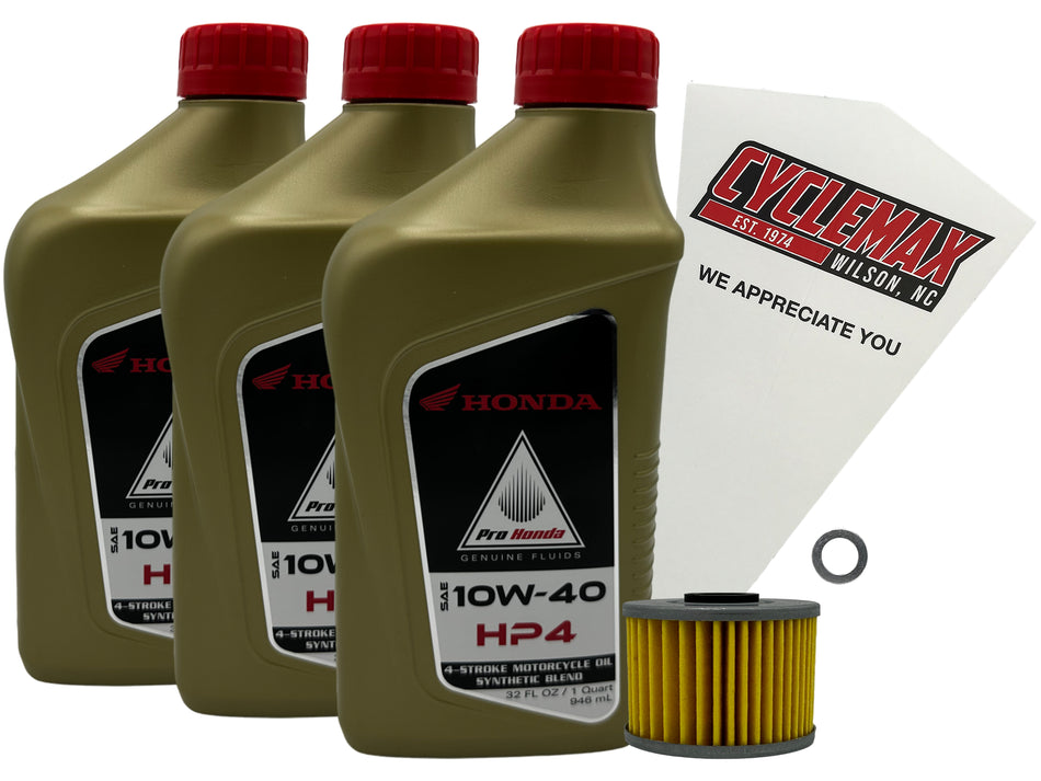 Honda HP4 Semi-Synthetic Oil Change Kit for 1985-1987 ATC250