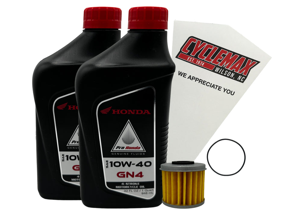 Honda GN4 Standard 10W-40 Oil Change Kit for 2025 CRF450RX