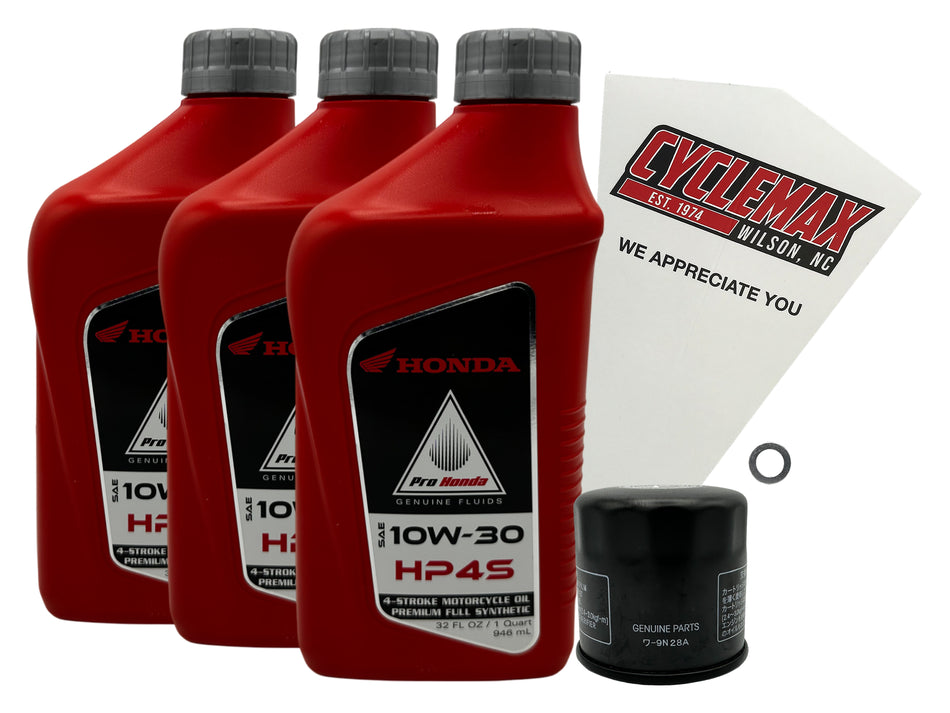 Honda HP4S Full Synthetic Oil Change Kit for 2023-2026 SCL500