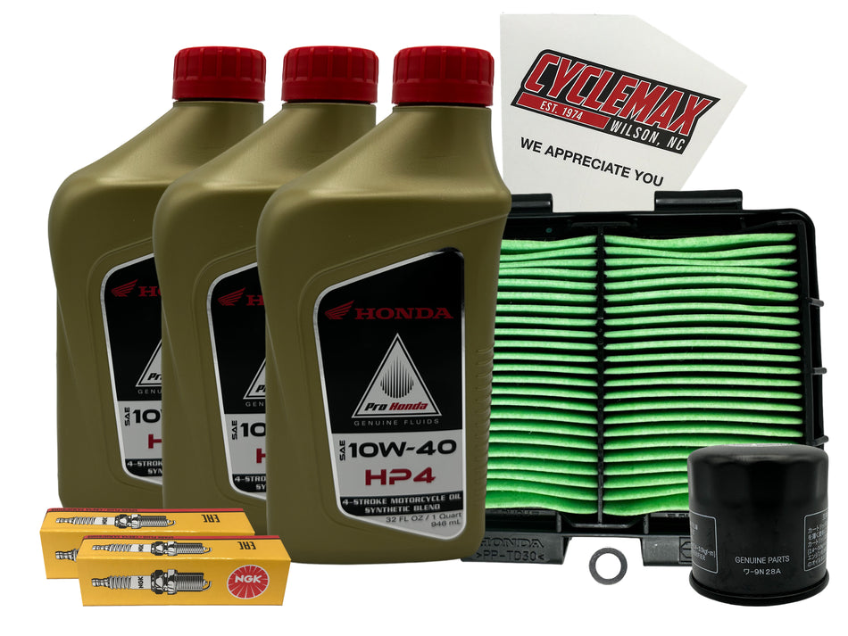 Honda HP4 Semi-Synthetic Tune-Up Kit for 2023-2026 CL500
