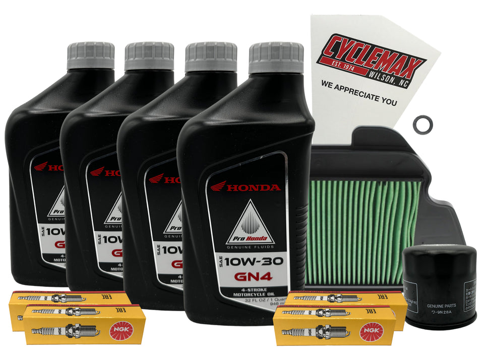 Honda GN4 Standard 10W-30 Tune-Up Kit for 2014-2018 CBR650R