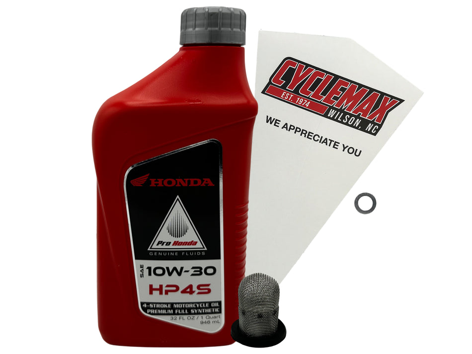 Honda HP4S Full Synthetic Oil Change Kit for 2002-2009 CHF50