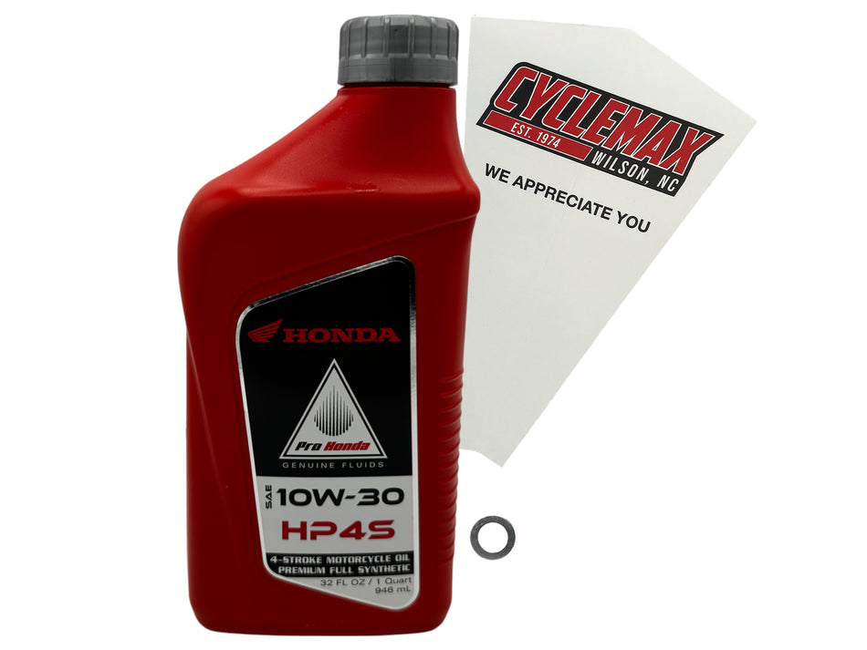 Honda HP4S Full Synthetic Oil Change Kit for 2014-2026 CRF125