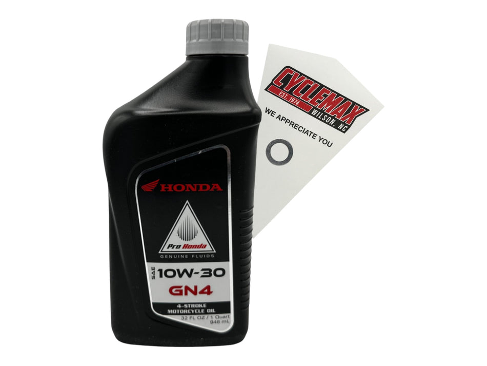 Honda GN4 Standard 10W-30 Oil Change Kit for 2014-2026 CRF125