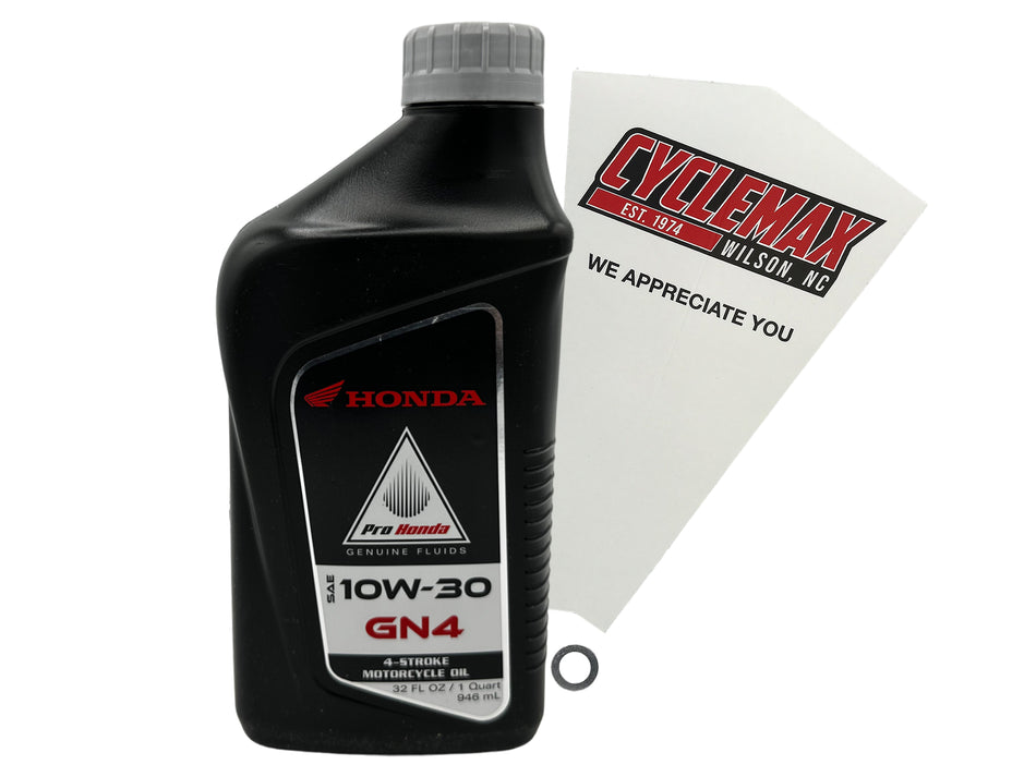 Honda GN4 Standard 10W-30 Oil Change Kit for 2013-2025 CRF50