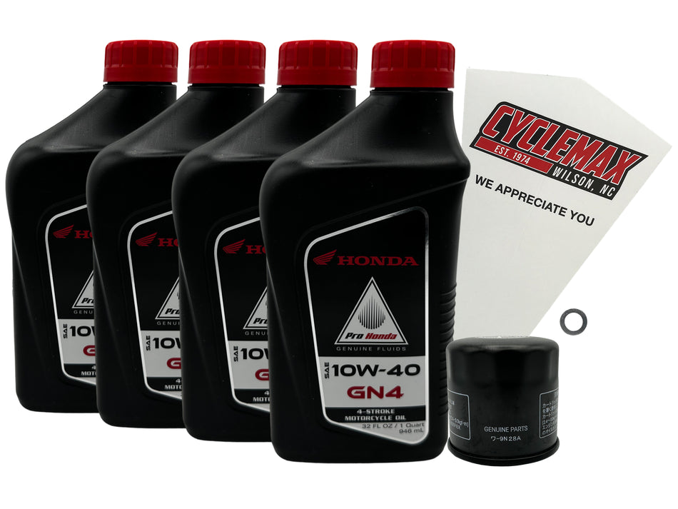Honda GN4 Standard 10W-40 Oil Change Kit for 1988-2000 GL1500 GOLD WING