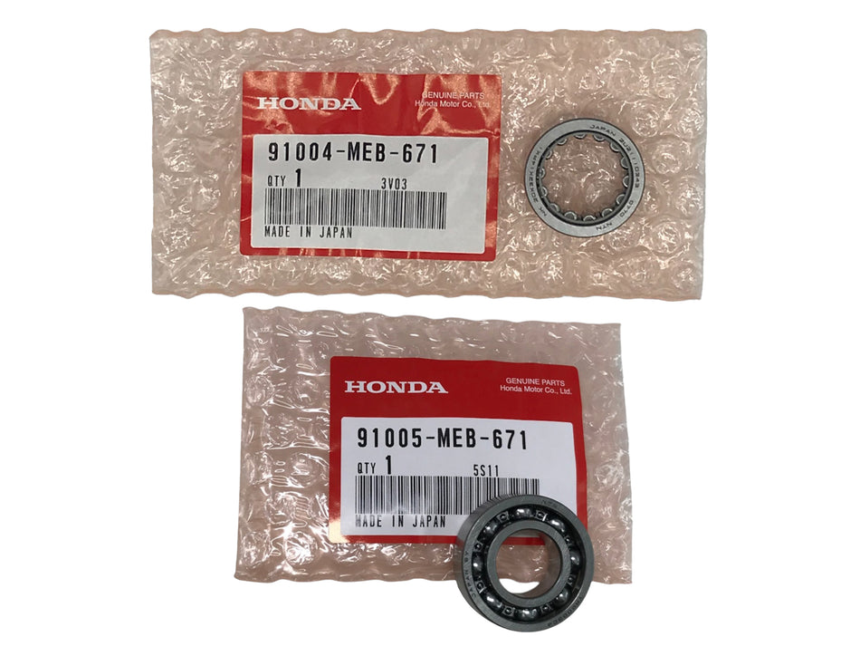 Honda OEM CRF250/450 (02-17) Bearings Kit 91004-MEB-671 & 91005-MEB-671