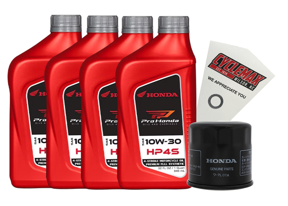 Honda HP4S Full Synthetic Oil Change Kit for 2018-2020 NC750X