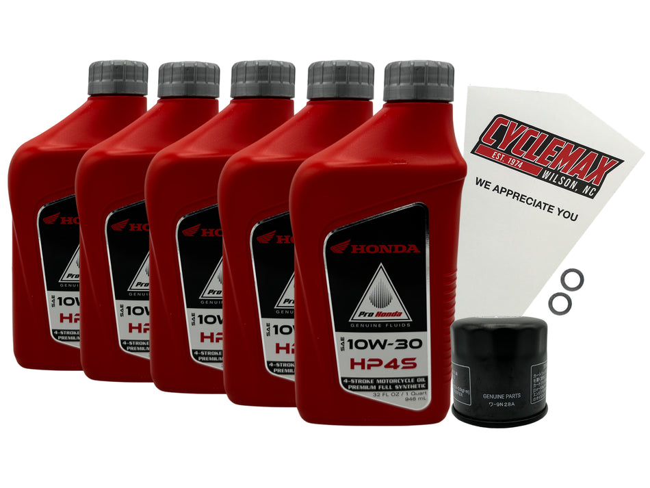 Honda HP4S Full Synthetic Oil Change Kit for 2021-2025 REBEL 1100