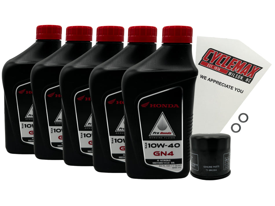 Honda GN4 Standard 10W-40 Oil Change Kit for 2021-2025 REBEL 1100