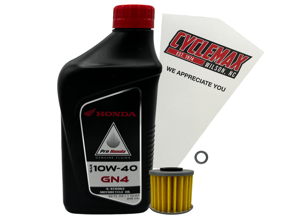 Honda GN4 Standard 10W-40 Oil Change Kit for 2025 DAX 125