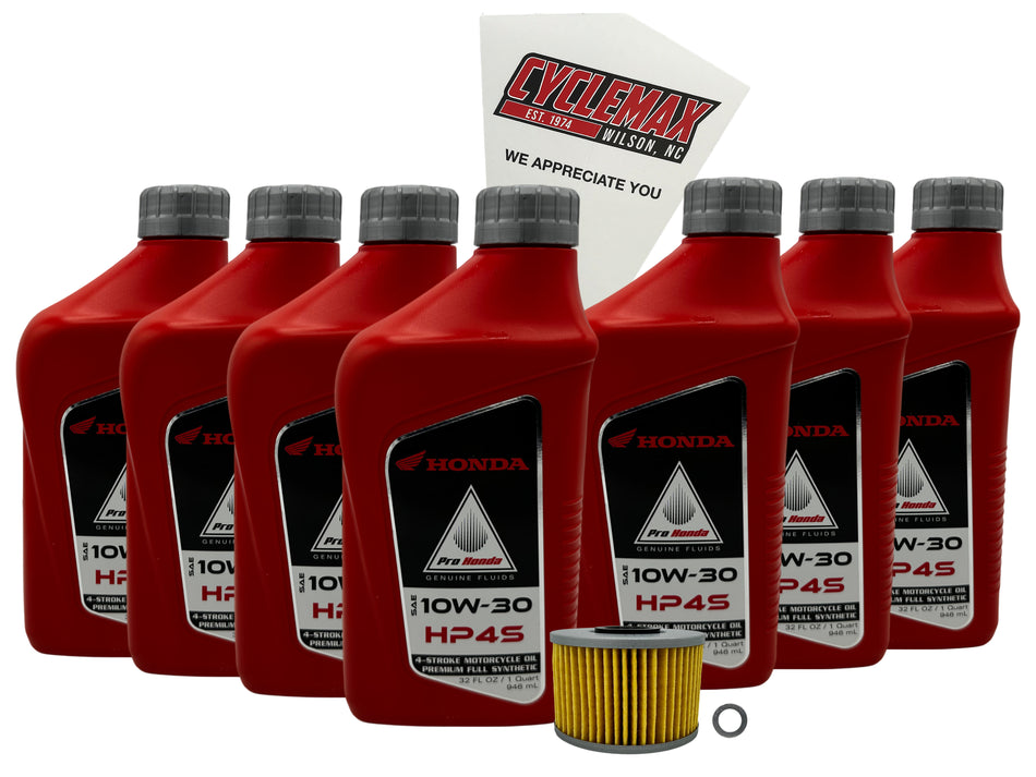 Honda HP4S Full Synthetic Oil Change Kit for 2019-2025 TALON 1000