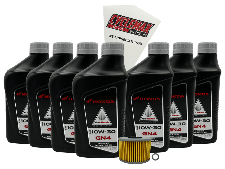 Honda GN4 Standard 10W-30 Oil Change Kit for 2019-2025 TALON 1000