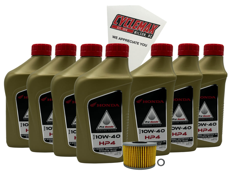 Honda HP4 Semi-Synthetic Oil Change Kit for 2019-2025 TALON 1000