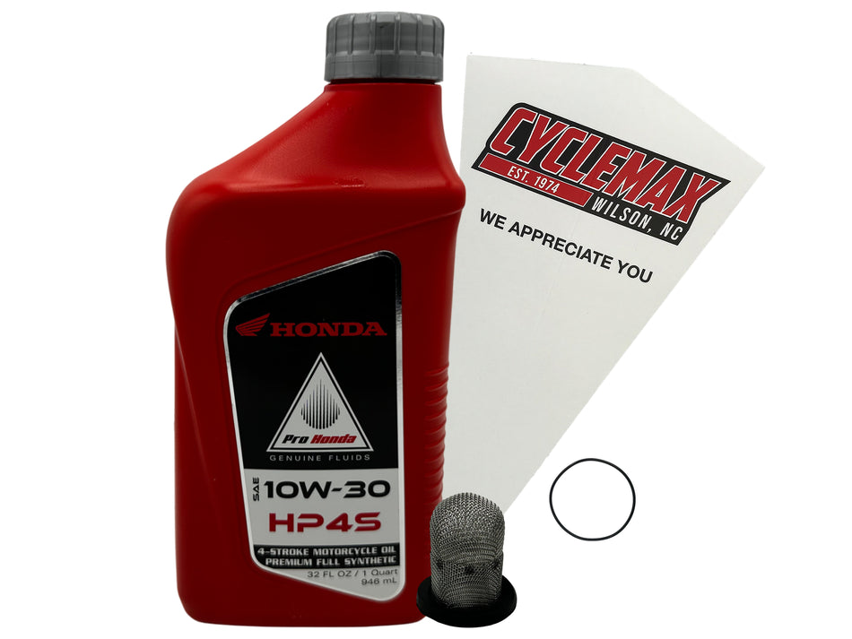 Honda HP4S Full Synthetic Oil Change Kit for 1986-1987 TLR200 REFLEX