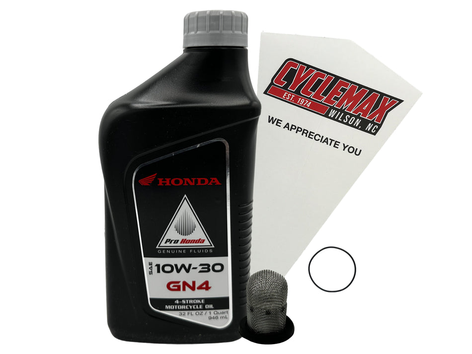 Honda GN4 Standard 10W-30 Oil Change Kit for 1986-1987 TLR200 REFLEX