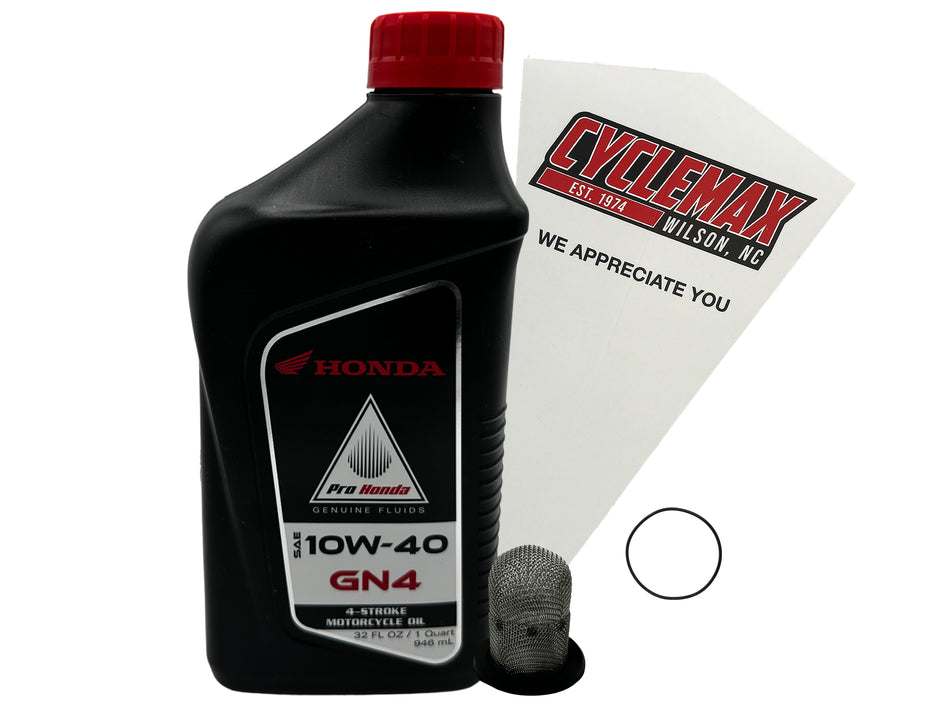 Honda GN4 Standard 10W-40 Oil Change Kit for 1986-1987 TLR200 REFLEX