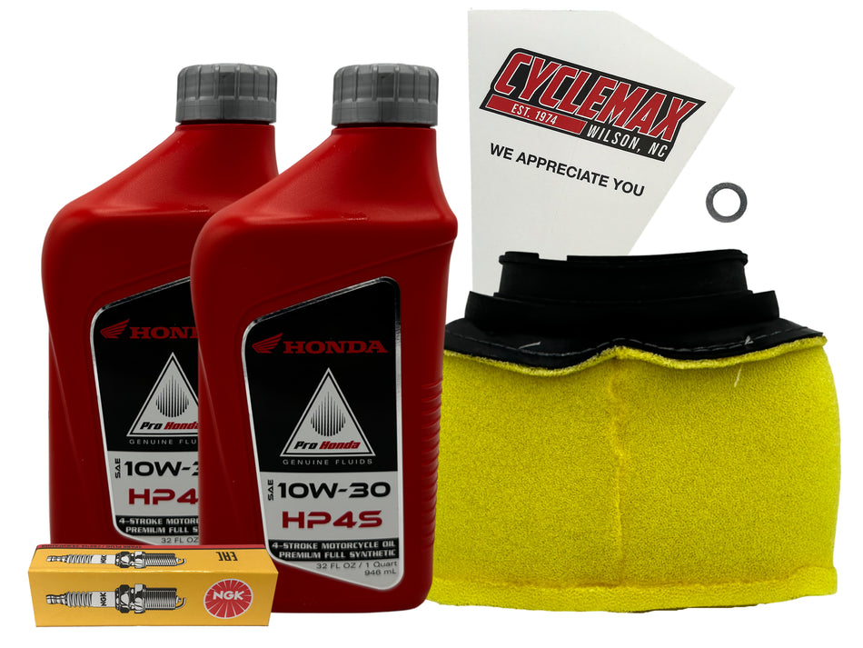 Honda HP4S Full Synthetic Tune-Up Kit for 1986-1987 TR200 FAT CAT