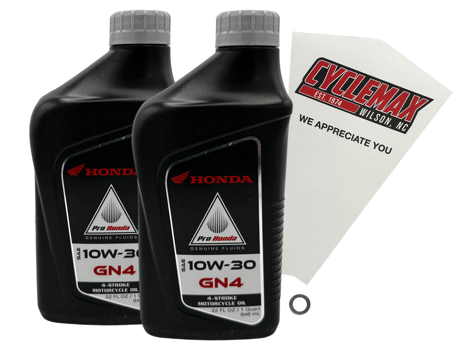 Honda GN4 Standard 10W-30 Oil Change Kit for 1986-1987 TR200 FAT CAT
