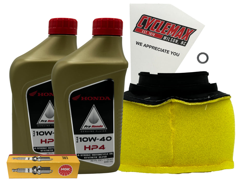 Honda HP4 Semi-Synthetic Tune-Up Kit for 1986-1987 TR200 FAT CAT