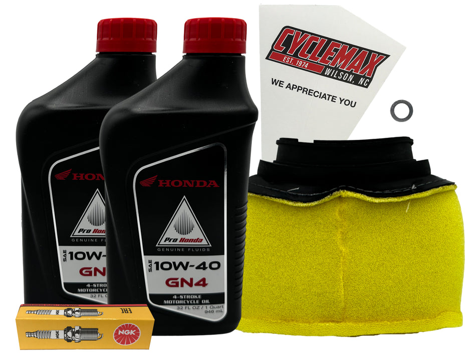 Honda GN4 Standard 10W-40 Tune-Up Kit for 1986-1987 TR200 FAT CAT