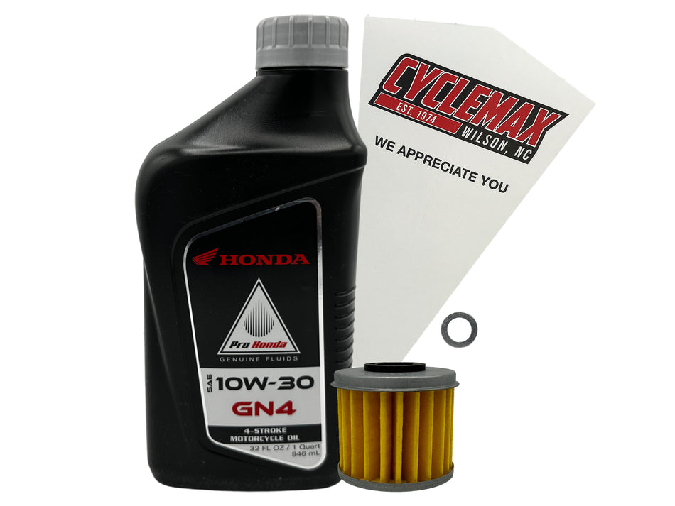 Honda GN4 Standard 10W-30 Oil Change Kit for 2004-2005 TRX450R
