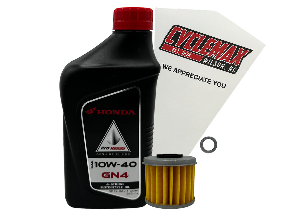 Honda GN4 Standard 10W-40 Oil Change Kit for 2004-2005 TRX450R