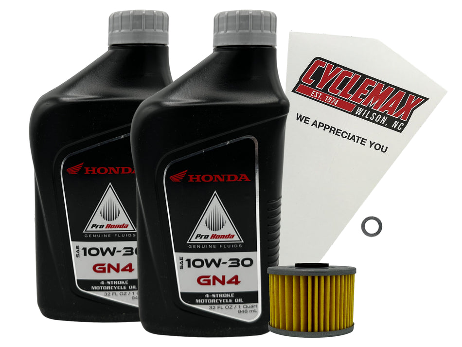 Honda GN4 Standard 10W-30 Oil Change Kit for 1986-2004 XR250R