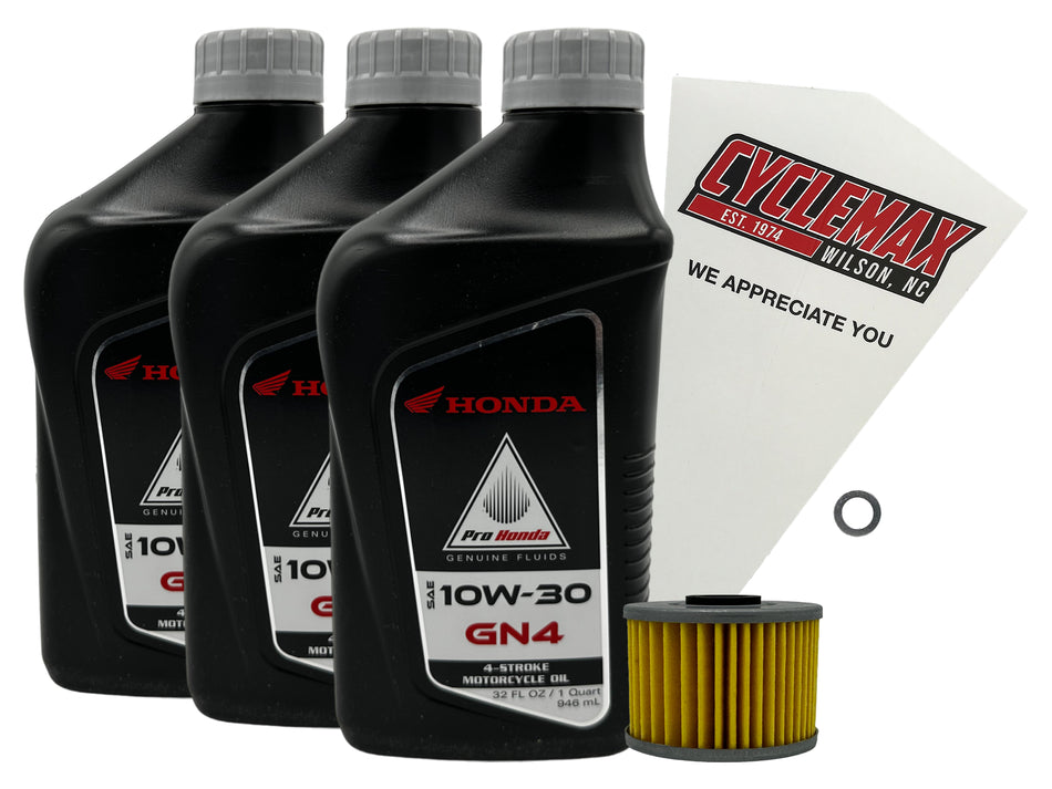 Honda GN4 Standard 10W-30 Oil Change Kit for 1983-1987 XL600R