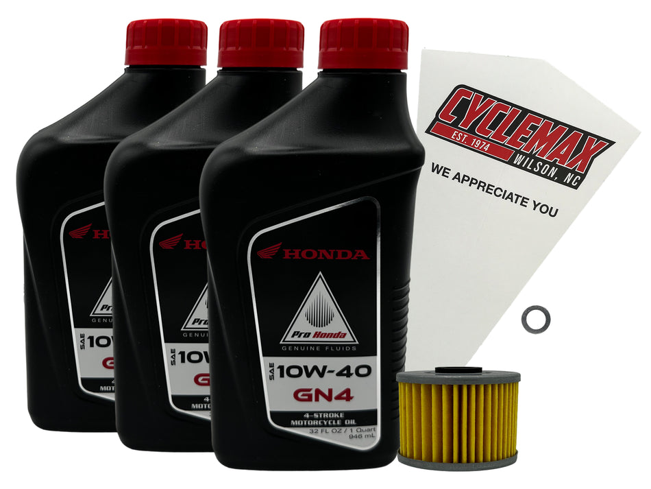 Honda GN4 Standard 10W-40 Oil Change Kit for 1983-1987 XL600R
